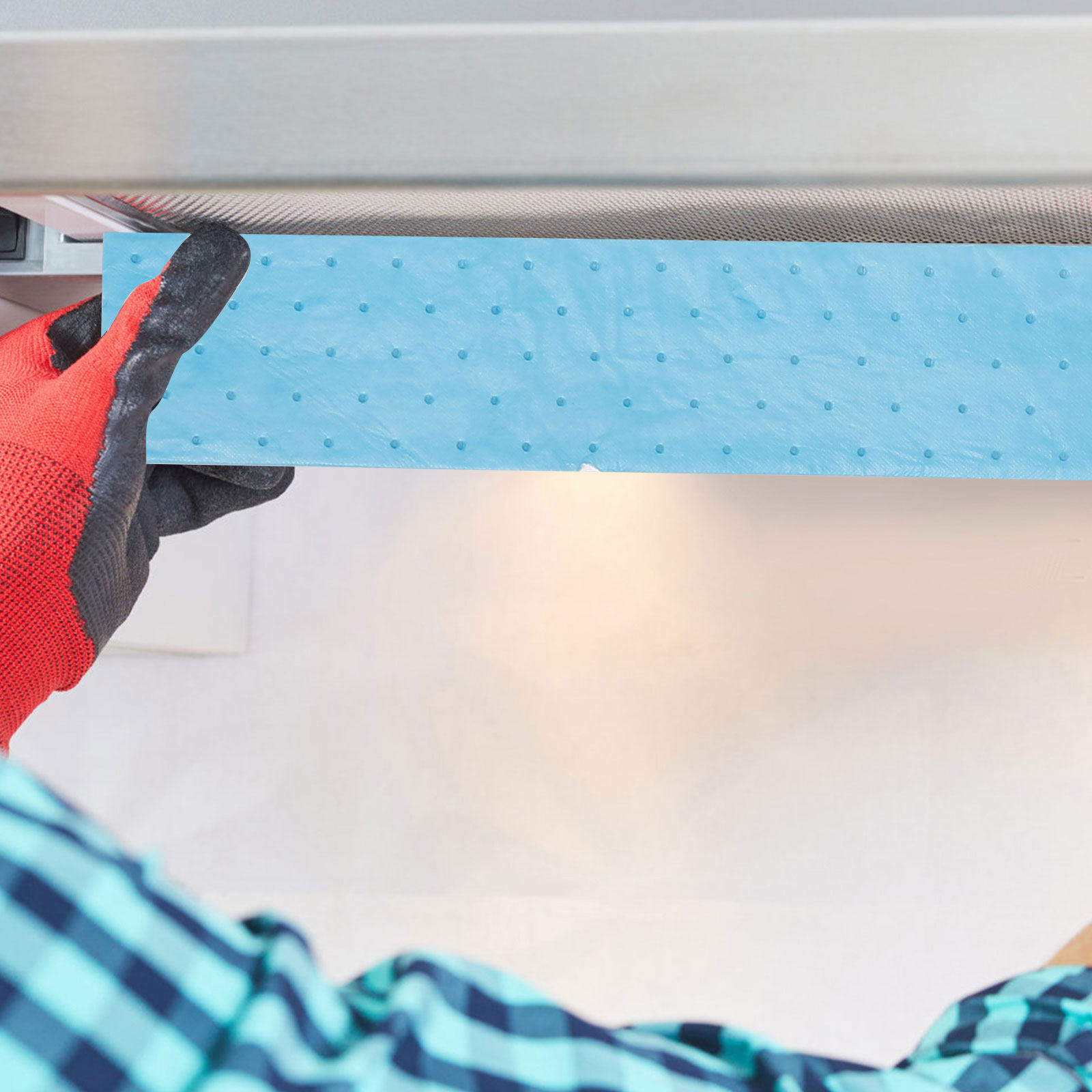 Commercial Kitchen Vent Hood - 10 個の油吸収綿レンジフード厚手の濾紙キッチンサイド吸引耐油交換可能な生地換気扇