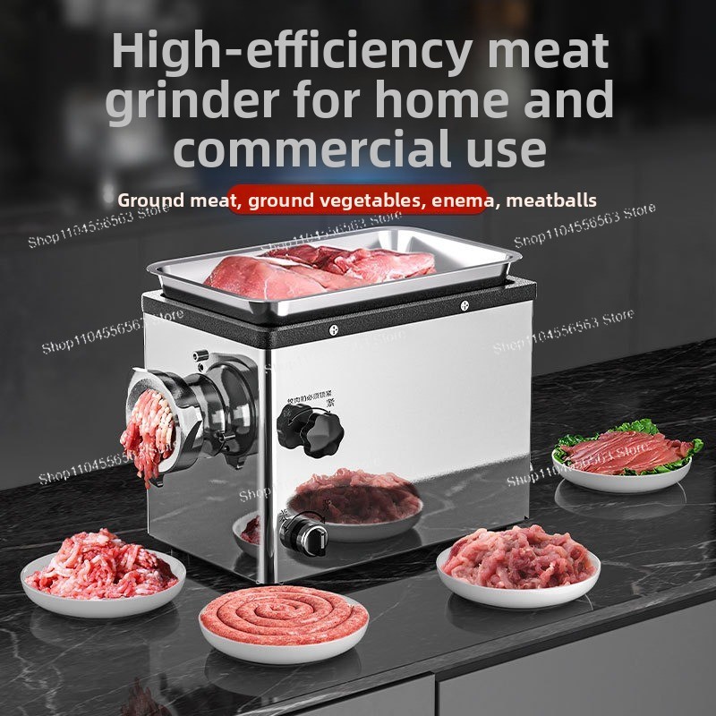 Meat Grinder Electric - 肉挽き機 業務用 多機能 電動 ステンレス製 自動