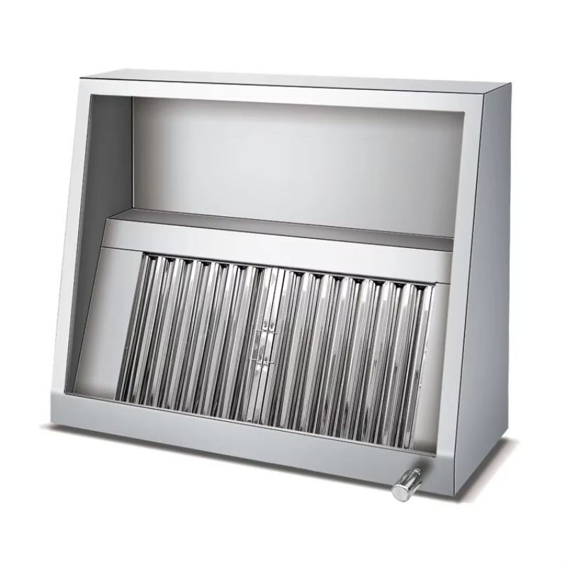 Commercial Kitchen Exhaust Hood - 業務用ステンレス製厨房排気レンジフード カスタムサイズ 21m/min 電動式