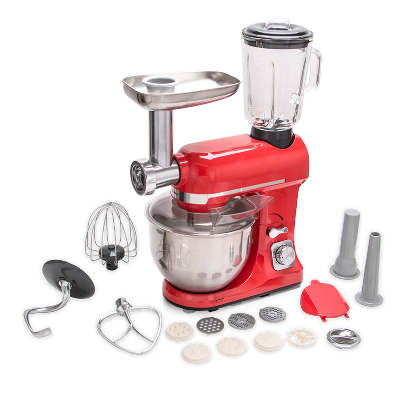 Meat Grinder Electric - 多機能家庭用キッチン5L電動フードブレンダー120v 6段階調整 ジュースカップ付き ミートグラインダー付き 縦型フードミキサー