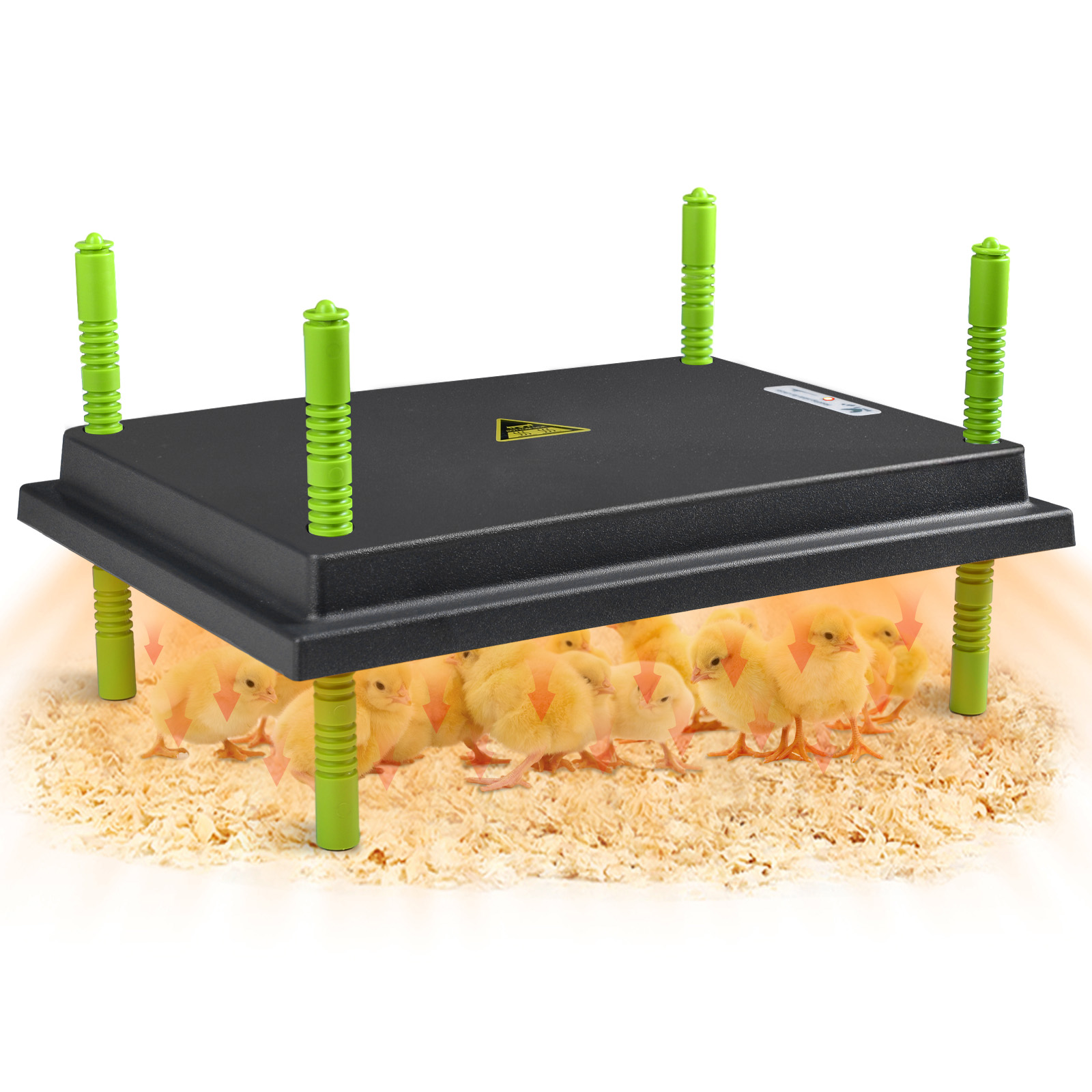 Hot Dog Roller Grill - 30x40cmひよこ育雛用ヒートプレート、電気式調整可能家禽保温器、ひよこ、アヒルの子、ウズラ用、省エネ