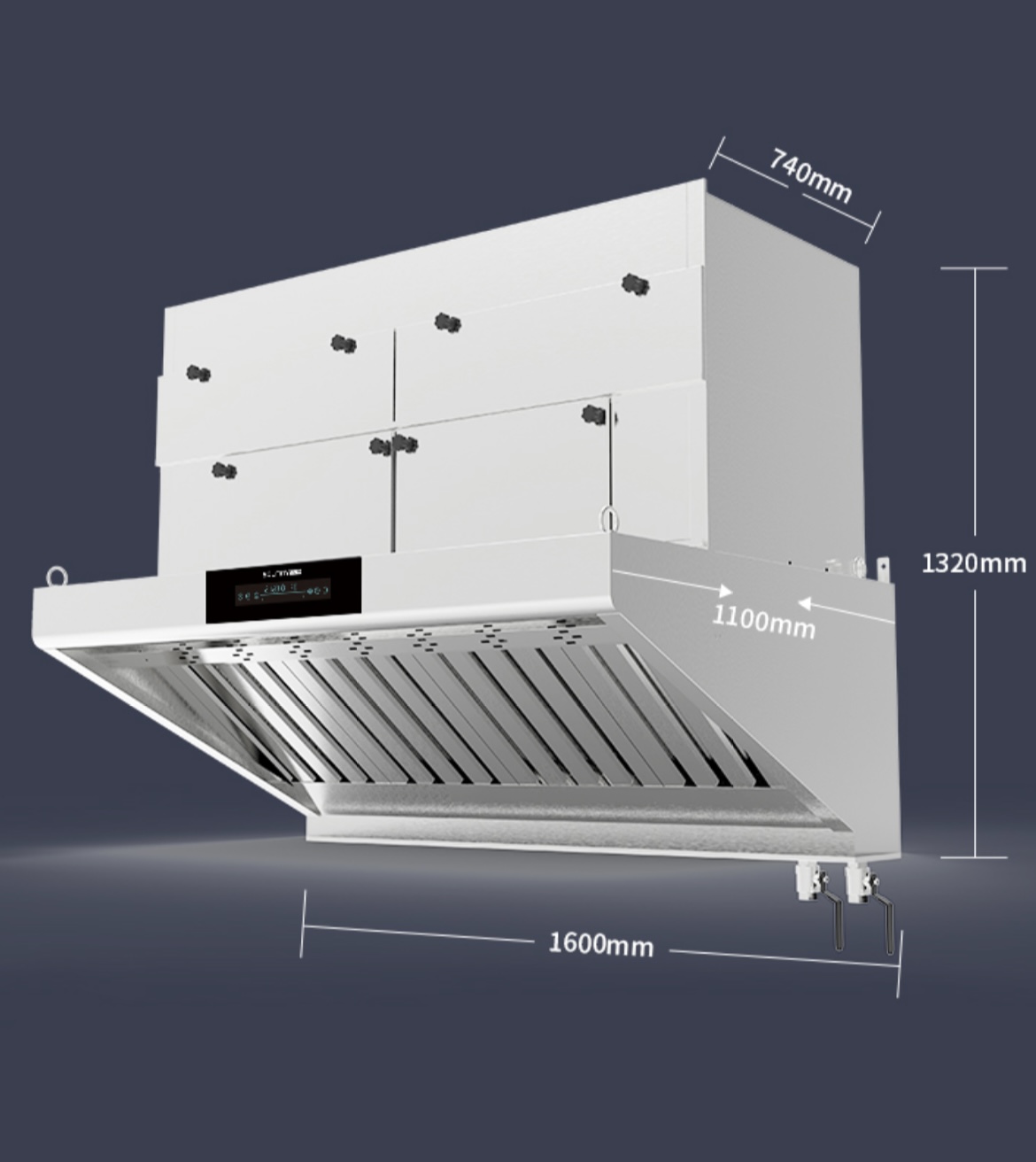Commercial Kitchen Exhaust Hood - 価格設定されたダクトレスキッチンフードESPフィルター排出商用排気レンジフード