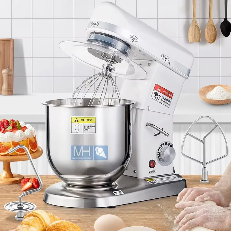 Commercial Kitchen Parts & Service - 業務用3in1キッチンフードミキサー、電動パン・ピザ・ケーキスタンドミキサー、生地用5L