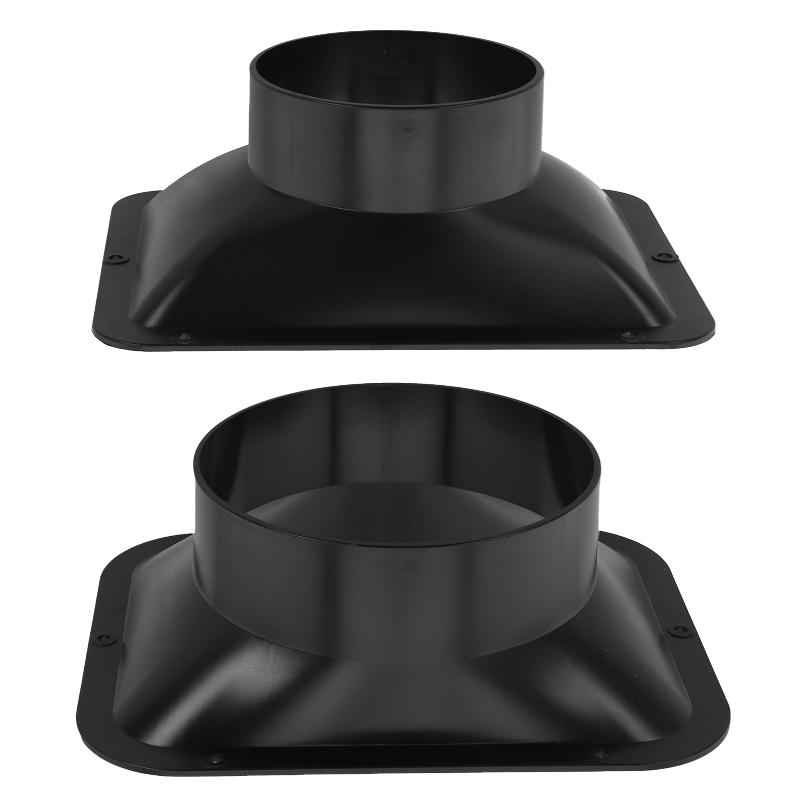 Commercial Kitchen Vent Hood - 100/150mm壁フランジ換気コネクター、ロングダクトファンホースアダプターコネクター、キッチンフード換気用換気アダプター