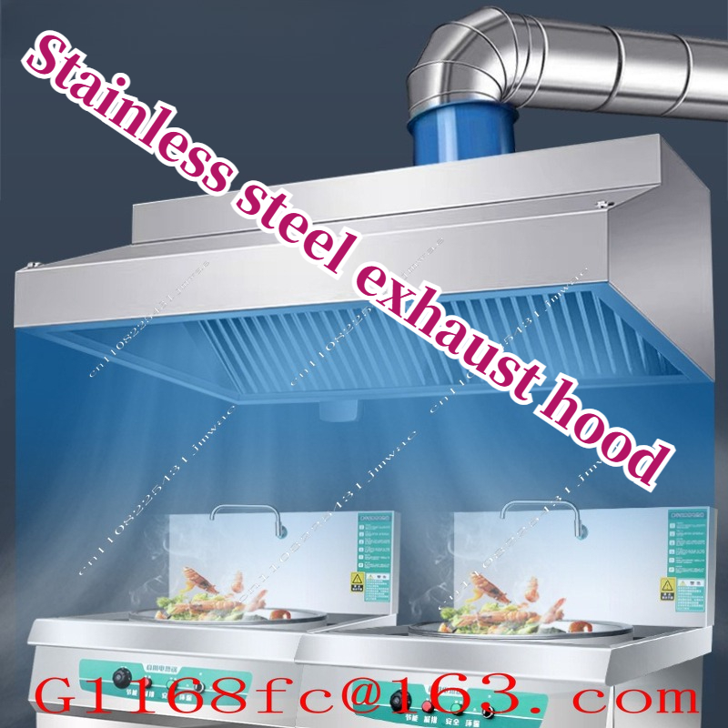 Commercial Kitchen Exhaust Hood - 業務用厨房、土製コンロ、大風量カバー用ステンレス製排気フード