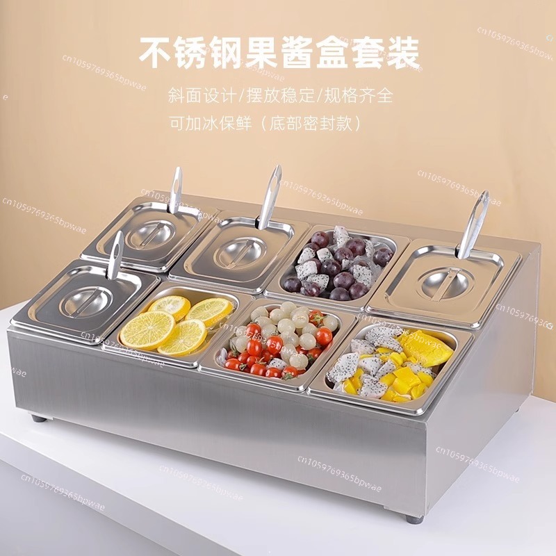 Commercial Kitchen Parts & Service - ステンレス製パーツ洗浄棚、キッチン調味料ボックス、調味料ジャー、グリッドジャム材料ボックス、業務用小型鍋材料入れ