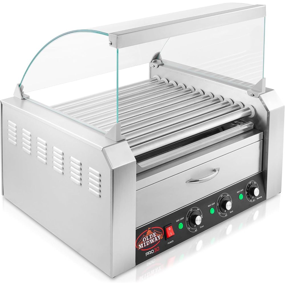 オールドウェイ電気式30ホットドッグ11ローラーグリル調理器 - Hot Dog Roller Grill のレビューと価格