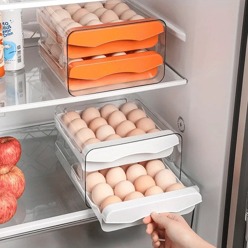 1個 キッチン用卵収納ボックス 冷蔵庫用 フレッシュプラスチ - Commercial Kitchen Fridge のレビューと価格