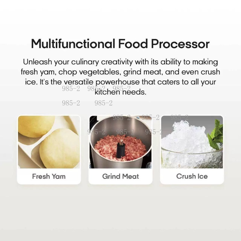 自動フフ製造機、多目的キャッサバ粉砕機、電動スワローメーカー - Meat Grinder Electric のレビューと価格