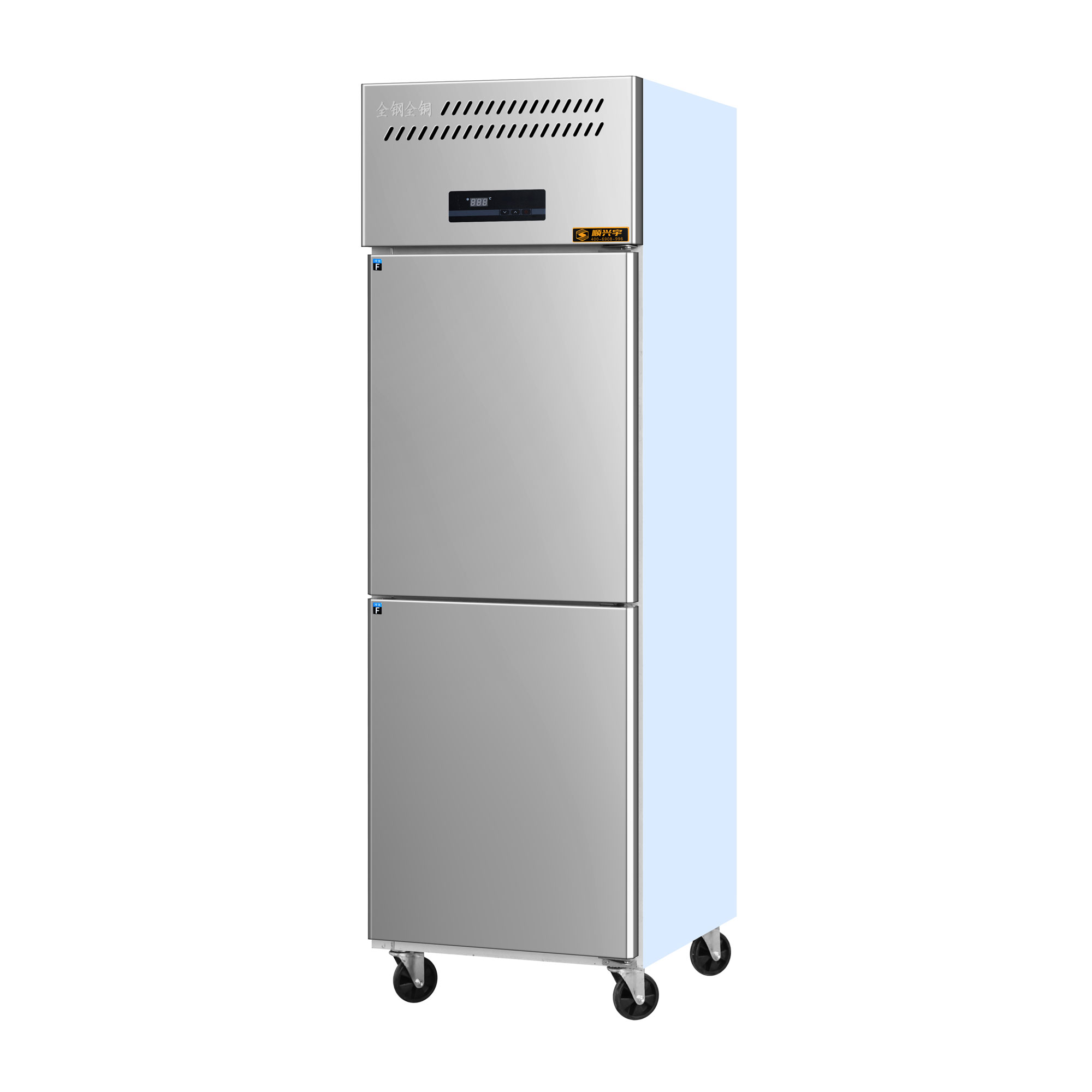 業務用高性能6ドアステンレス製縦型冷凍冷蔵庫（レストラン厨房 - Commercial Kitchen Fridge のレビューと価格