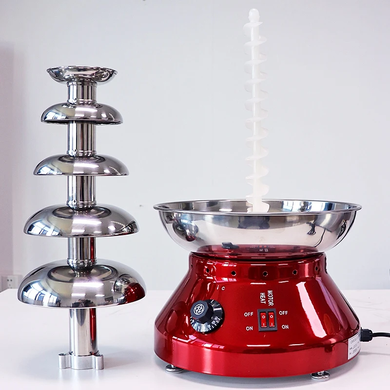 タワーディスペンサーとタップを備えた業務用チョコレートファウ - Chocolate Fountain Commercial のレビューと価格