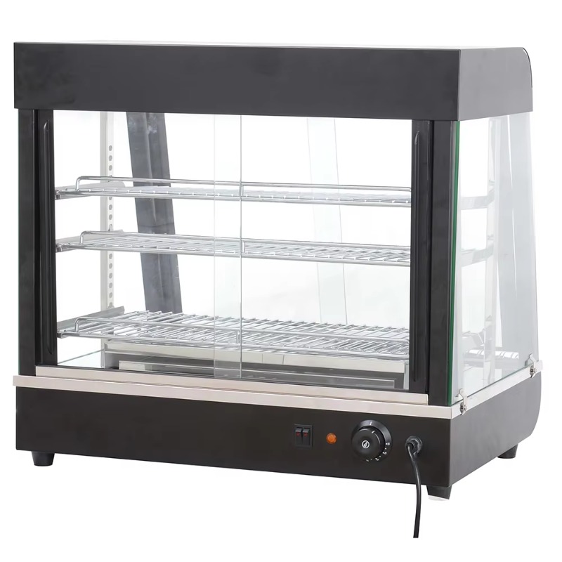 業務用断熱ステンレス製ディスプレイキャビネット、全面ガラス扉 - Commercial Kitchen Parts & Service のレビューと価格