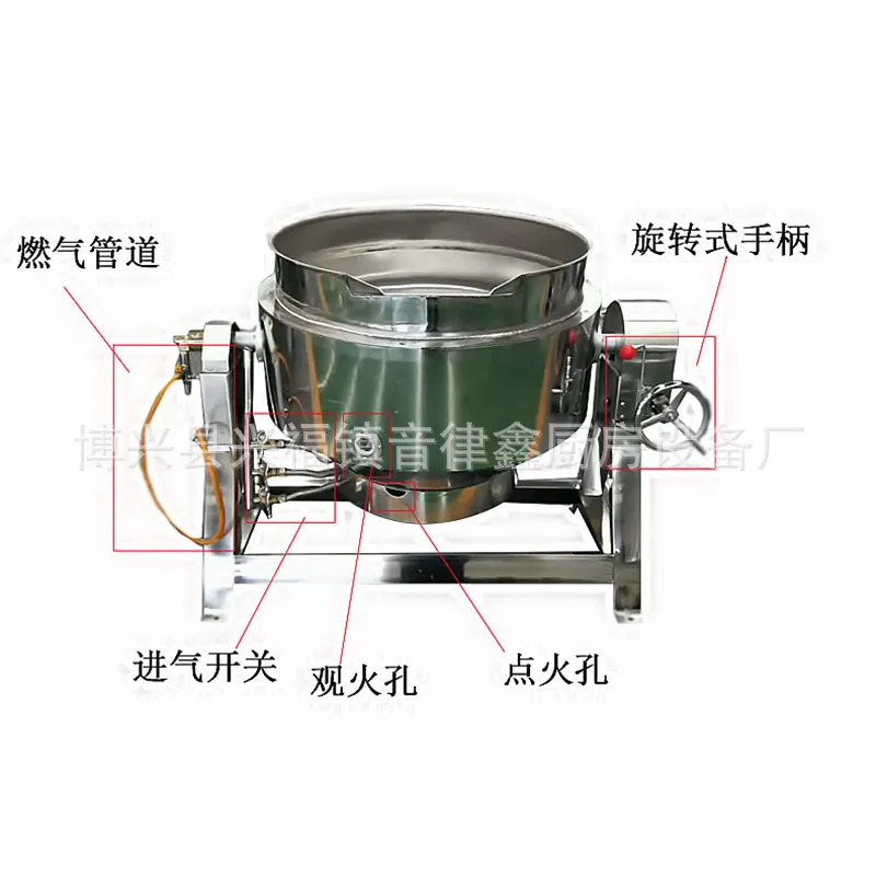 業務用厨房向けステンレス製傾斜式ジャケットケトル、天然ガス加 - Commercial Kitchen Parts & Service のレビューと価格
