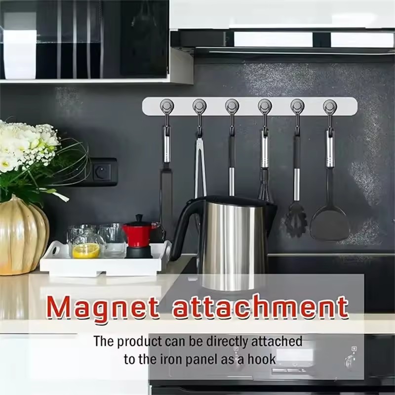20mm ブラックシルバー ノードリル磁気フック 高耐久強力 - Commercial Kitchen Fridge のレビューと価格