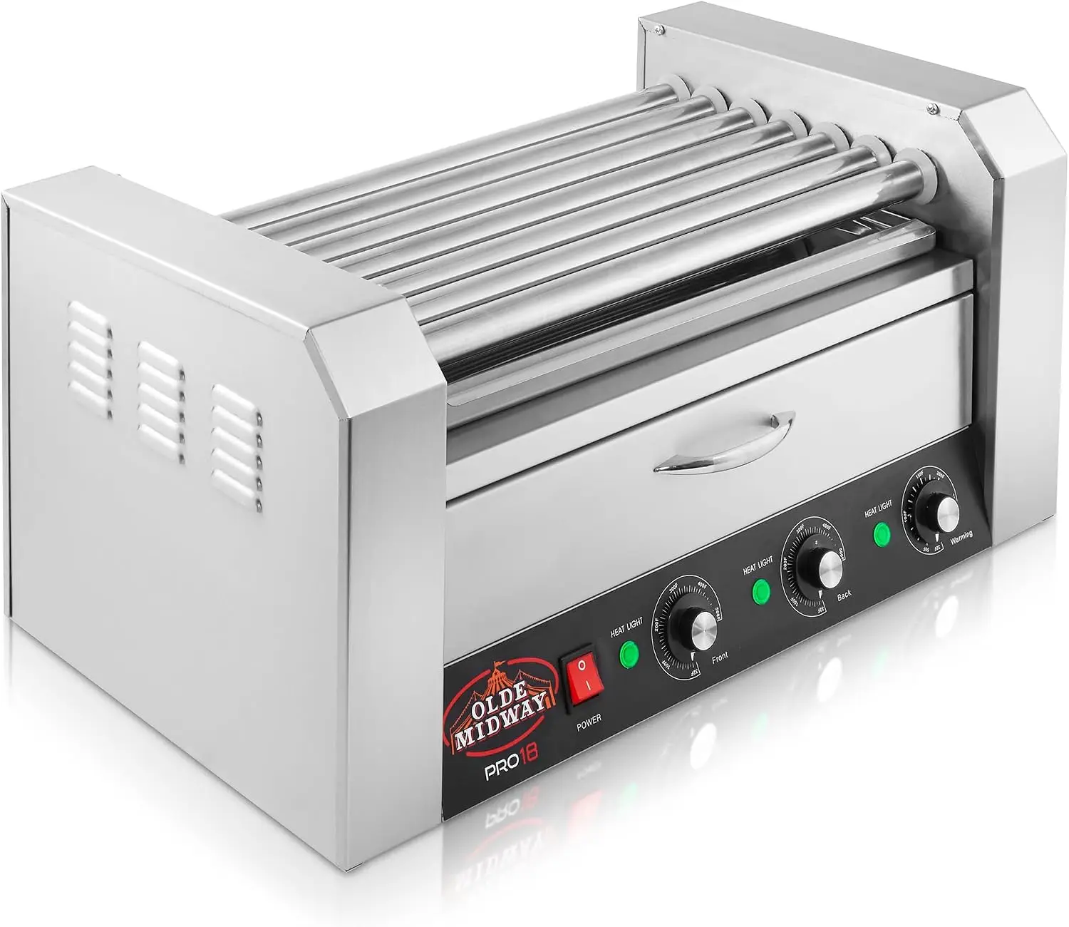 ベストセラーエレクトリック 18 ホットドッグ 7 ローラー - Hot Dog Roller Grill のレビューと価格