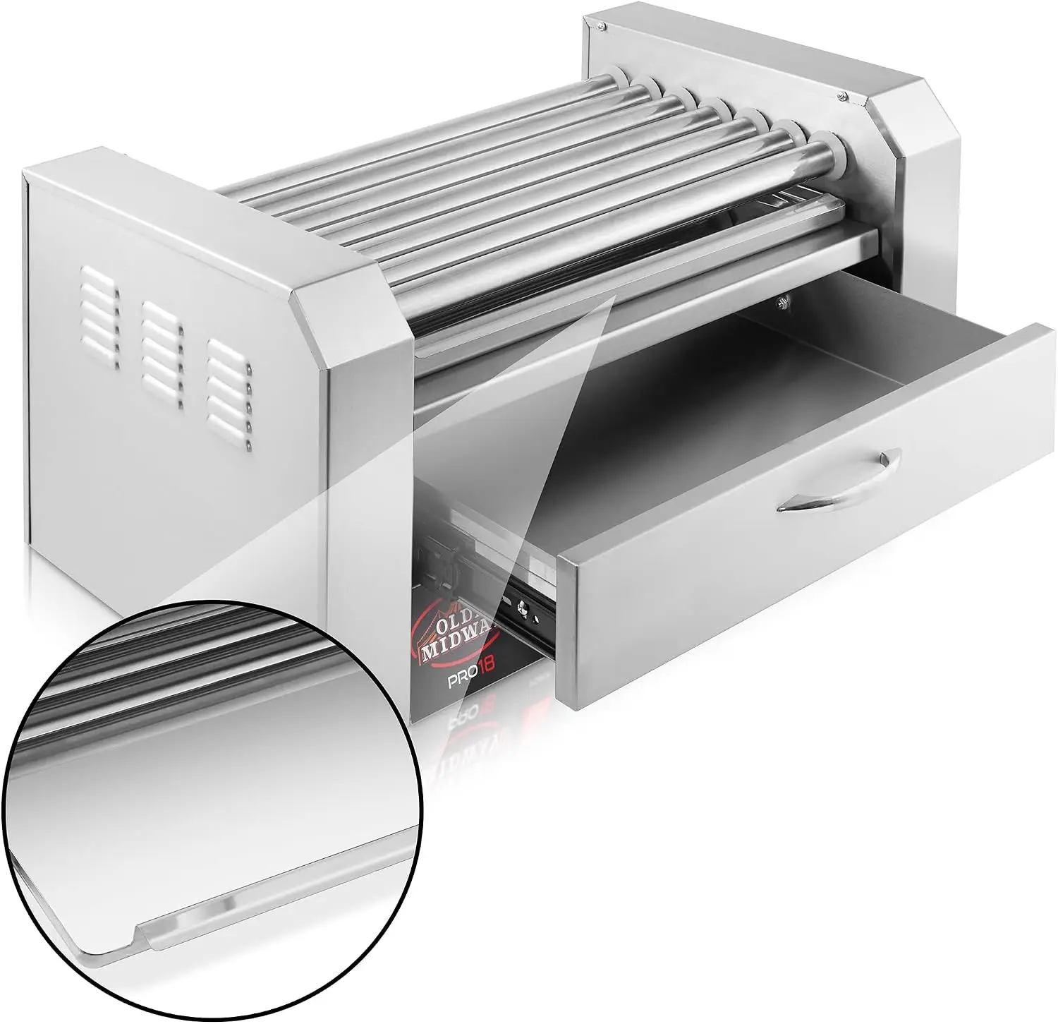 ベストセラーエレクトリック 18 ホットドッグ 7 ローラー - Hot Dog Roller Grill のレビューと価格
