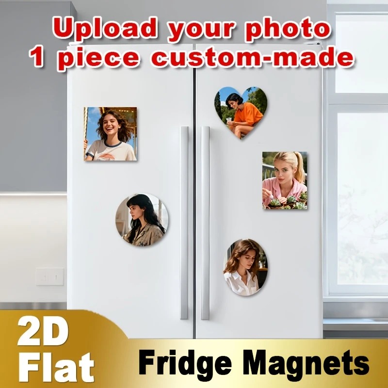 カスタム写真冷蔵庫マグネット 2D フラットパーソナライズさ - Commercial Kitchen Fridge のレビューと価格