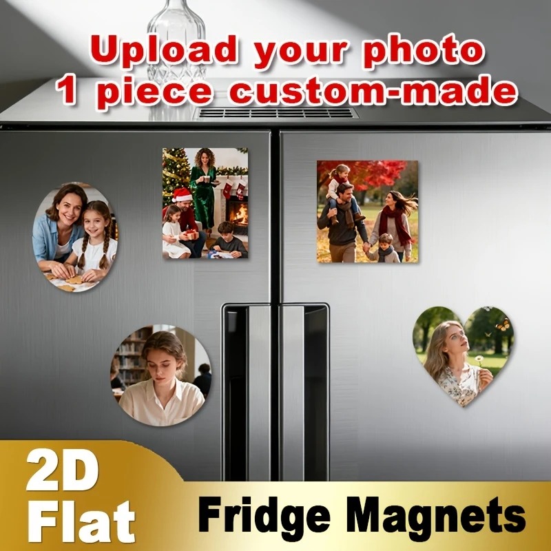 カスタム写真冷蔵庫マグネット 2D フラットパーソナライズさ - Commercial Kitchen Fridge のレビューと価格