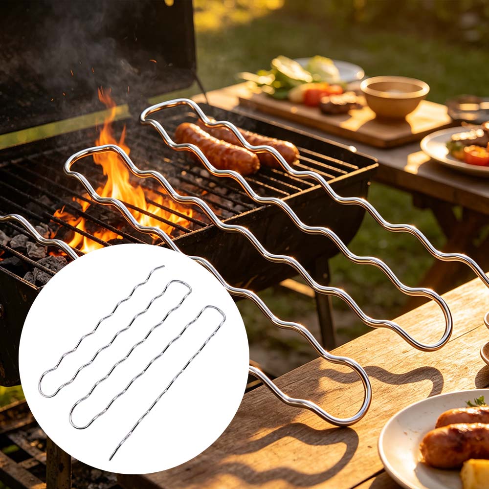 ステンレス製BBQソーセージローラーラック 防錆多機能ホット - Hot Dog Roller Grill のレビューと価格