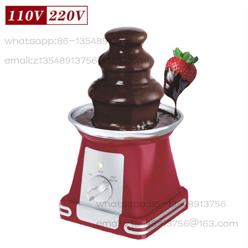 家庭用ミニ米国標準3層チョコレートファウンテンマシン、チョコ - Chocolate Fountain Commercial のレビューと価格