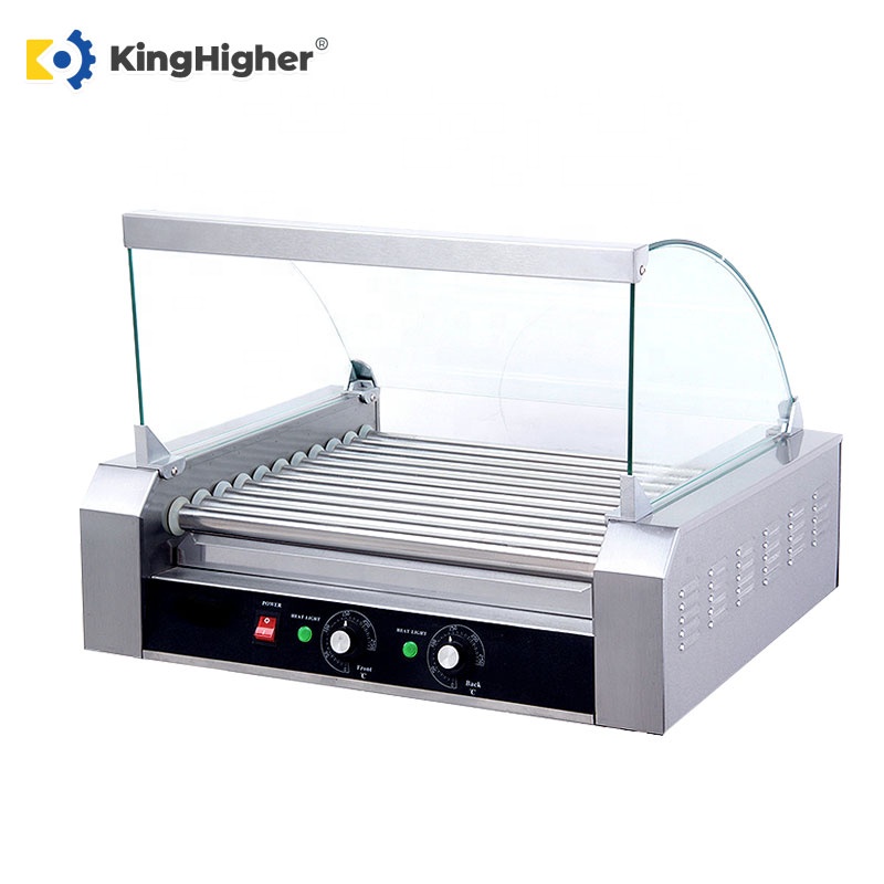 新型業務用ホットドッグ11ローラー電気ソーセージグリル自動回 - Hot Dog Roller Grill のレビューと価格