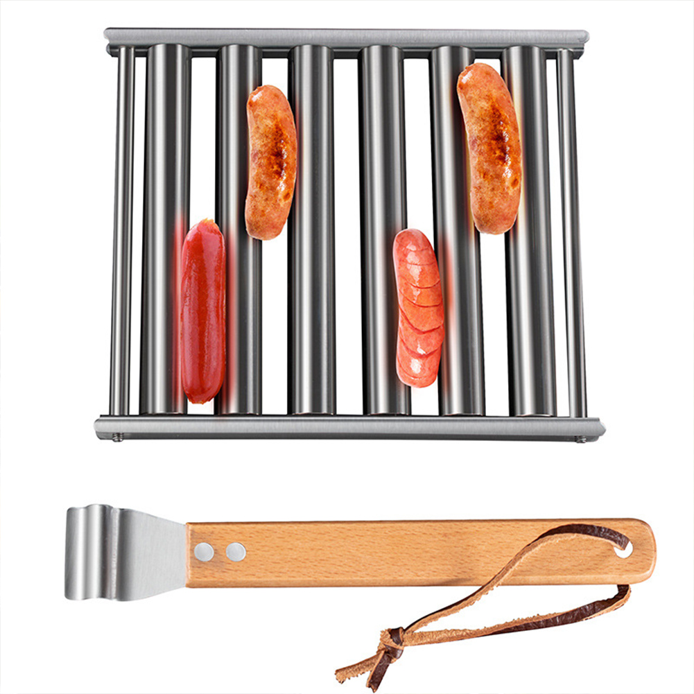 ホットドッグローラーソーセージローラーラックステンレス鋼ホッ - Hot Dog Roller Grill のレビューと価格