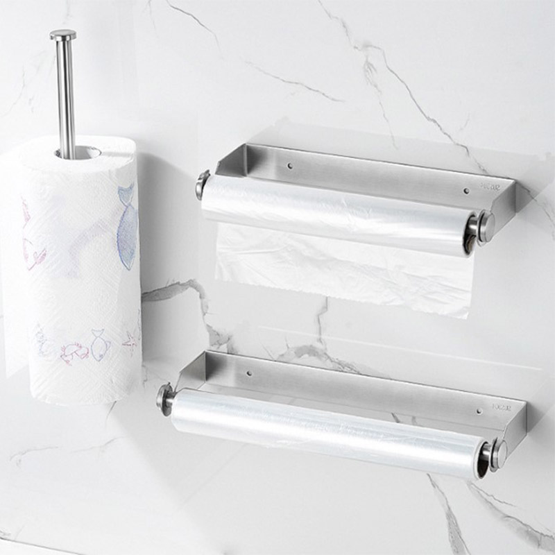 ステンレス製キッチンペーパーホルダー 穴あけ不要 ペーパーロ - Commercial Kitchen Towels のレビューと価格