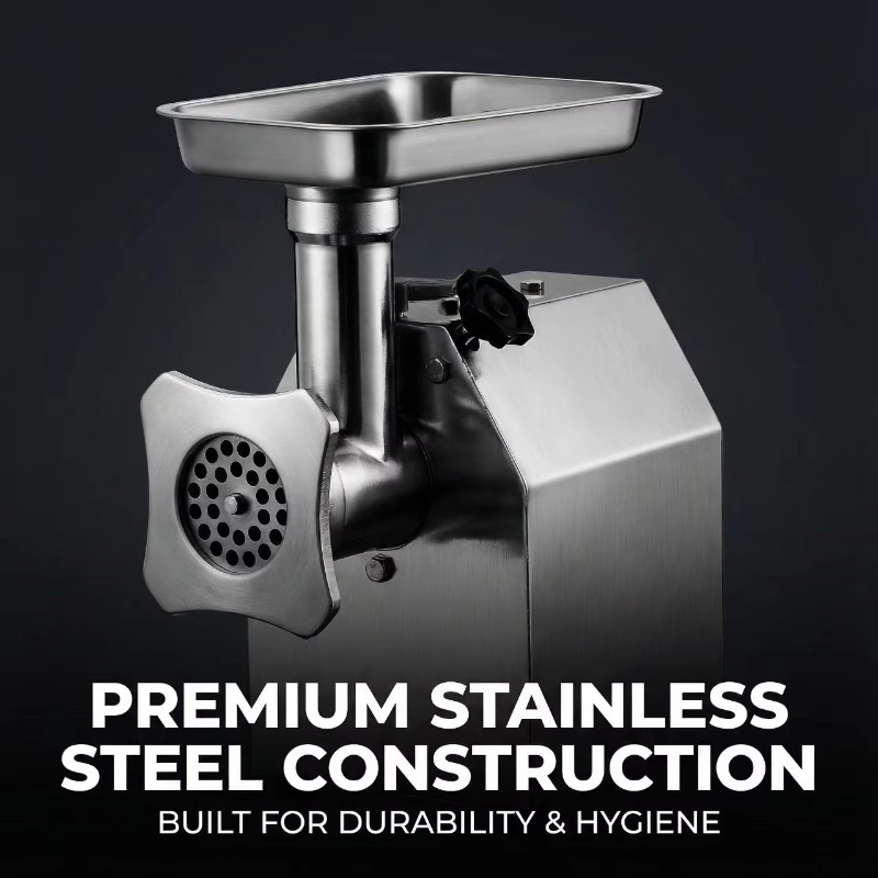 新型自動卓上業務用電動ミートグラインダー-ステンレス鋼200 - Meat Grinder Electric のレビューと価格