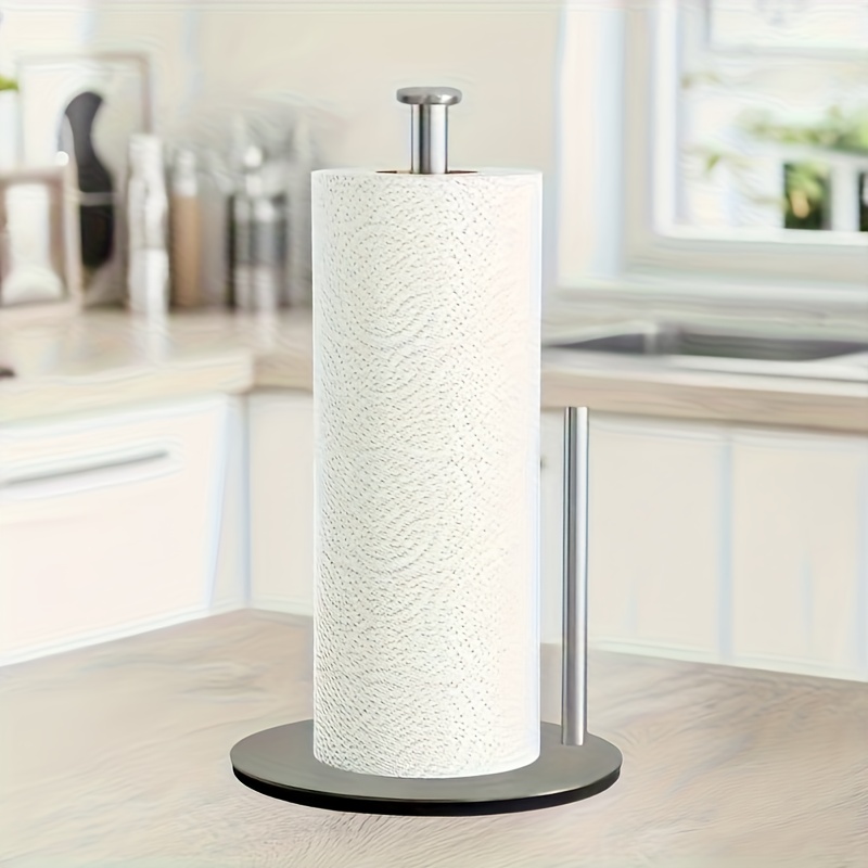 ステンレス製キッチンロールホルダー（重みのあるベース付き）  - Commercial Kitchen Towels のレビューと価格