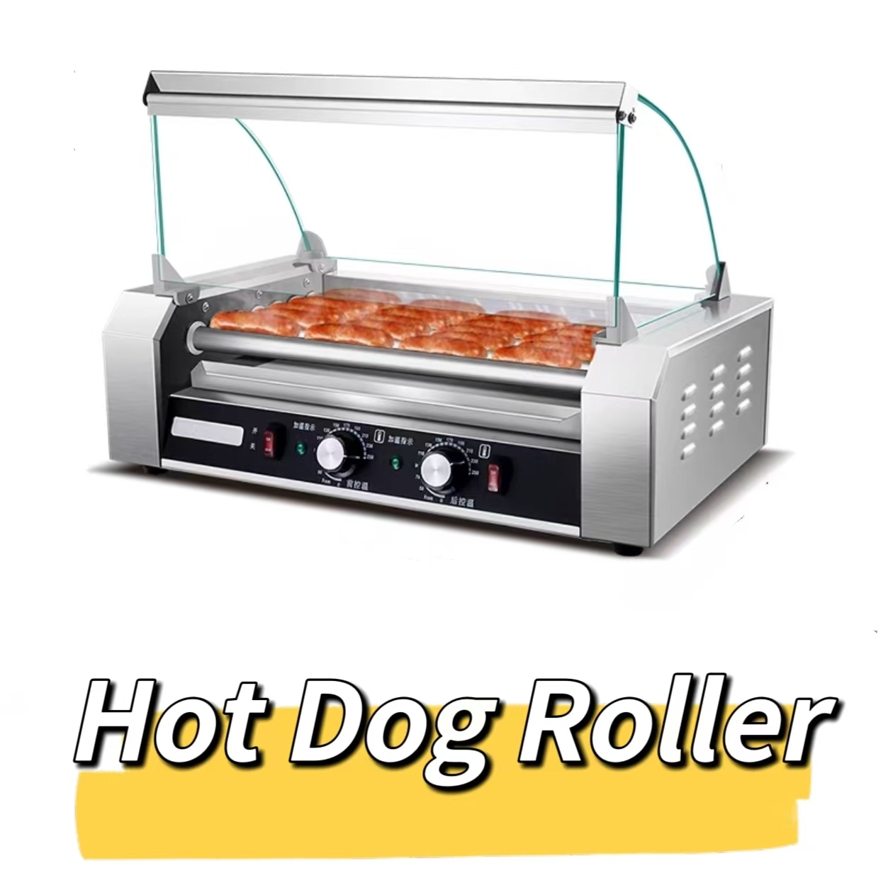 ホットドッグローラー ステンレス鋼ローラー ソーセージバーベ - Hot Dog Roller Grill のレビューと価格
