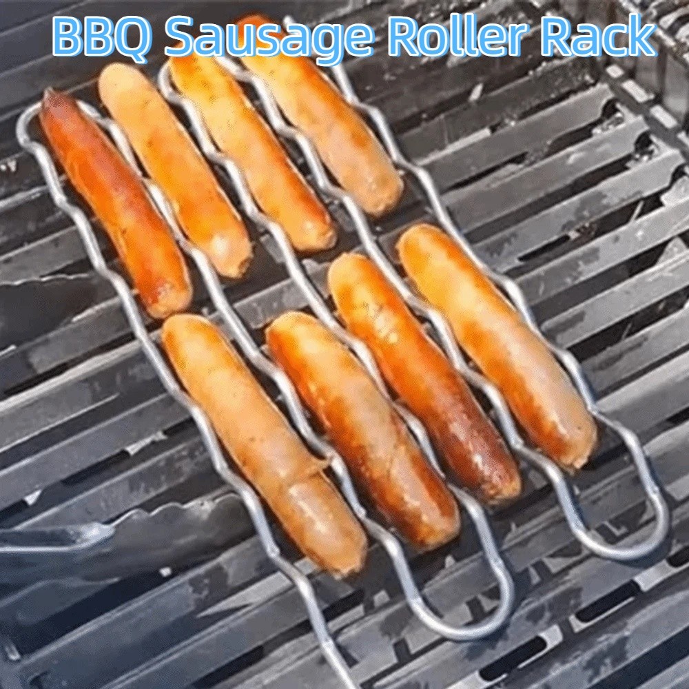 ステンレス製BBQソーセージローラーラック360 °   回 - Hot Dog Roller Grill のレビューと価格