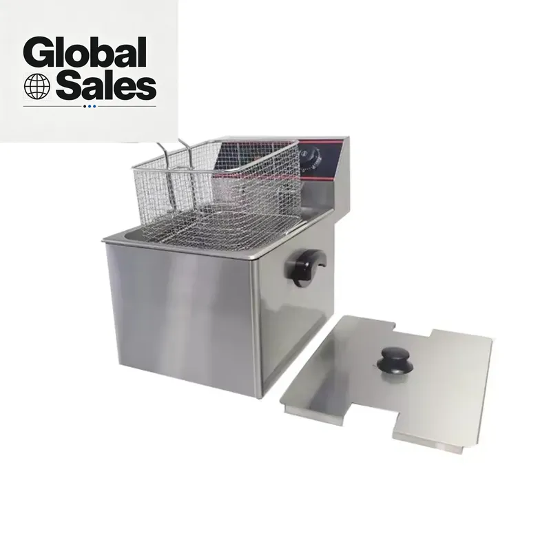 食品グレードの電気ステンレス製8Lデュアルバーナーディープフ - Commercial Kitchen Deep Cleaning のレビューと価格