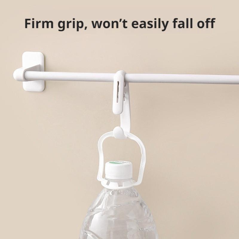 10 個多機能吊り下げクリップフックプラスチック収納クランプ - Commercial Kitchen Towels のレビューと価格