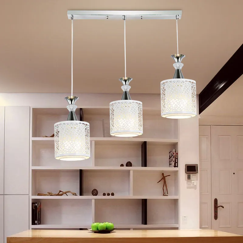 モダンなミニマリストメタルアート LED ペンダントライトダ - Commercial Kitchen Lighting のレビューと価格