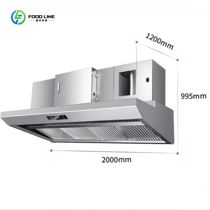 カスタマイズされた厨房排気フード内蔵静電空気清浄機ESP業務 - Commercial Kitchen Exhaust Hood のレビューと価格