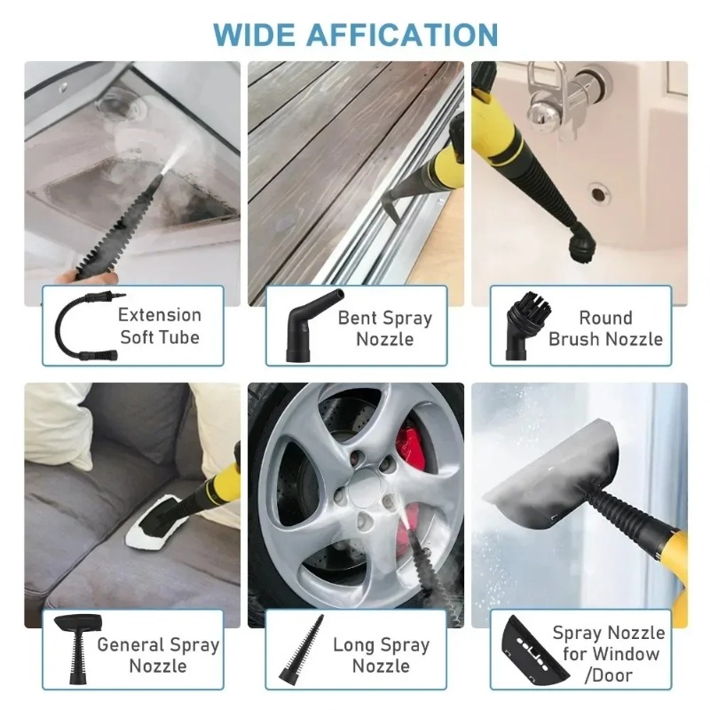 1500W高温ハンドヘルドスチームクリーナー、キッチン、バス - Commercial Kitchen Deep Cleaning のレビューと価格