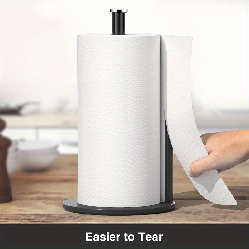 ペーパータオルホルダー ブラック、プレミアムステンレススチー - Commercial Kitchen Towels のレビューと価格