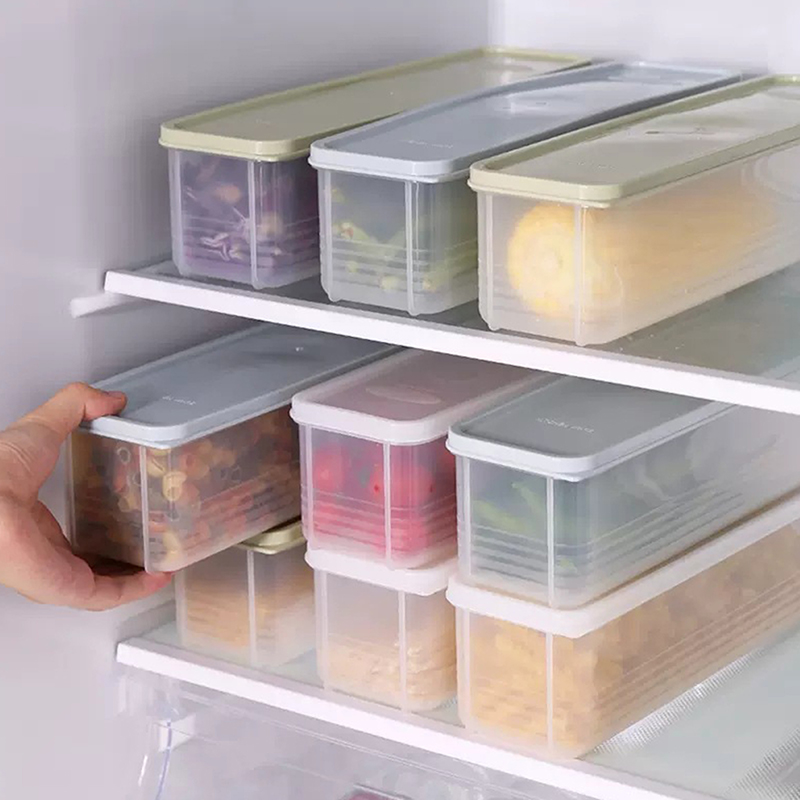 フレッシュボックスヌードルプラスチック食品保存密封ボックス長 - Commercial Kitchen Fridge のレビューと価格