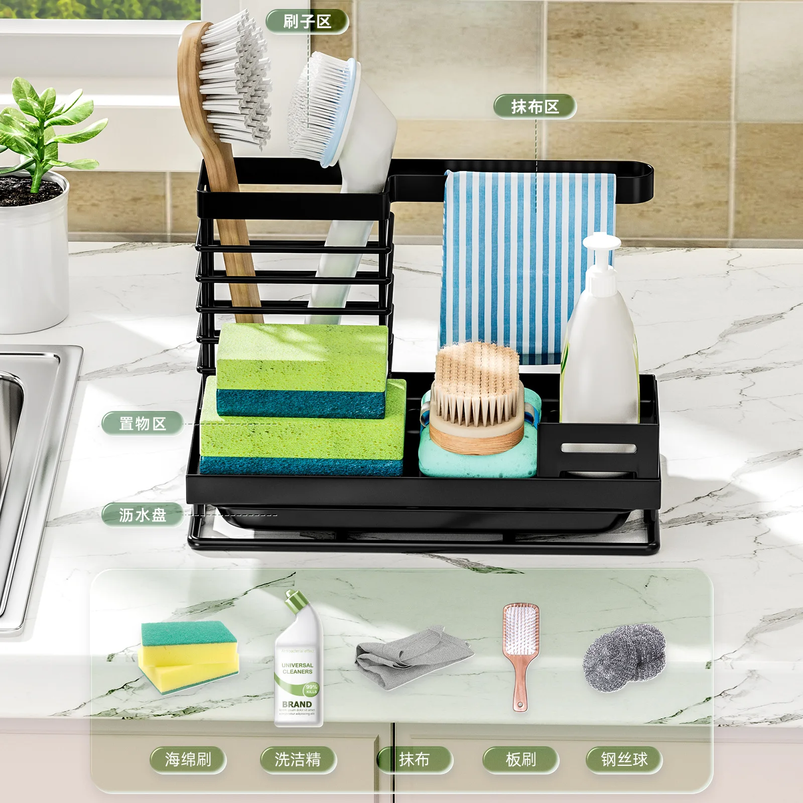 耐久性のある棚 キッチンラグ シンクカウンター 多機能ふきん - Commercial Kitchen Towels のレビューと価格
