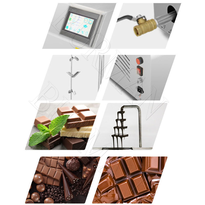 新型チョコレートファウンテンテンパリングマシン 7L デジタ - Chocolate Fountain Commercial のレビューと価格