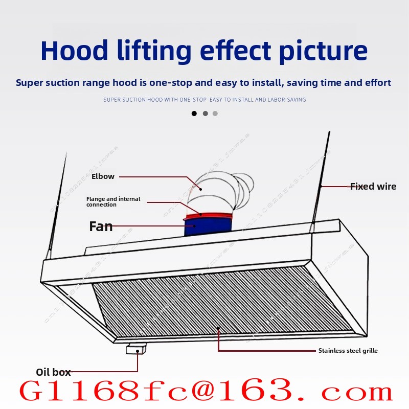 業務用厨房、土製コンロ、大風量カバー用ステンレス製排気フード - Commercial Kitchen Exhaust Hood のレビューと価格